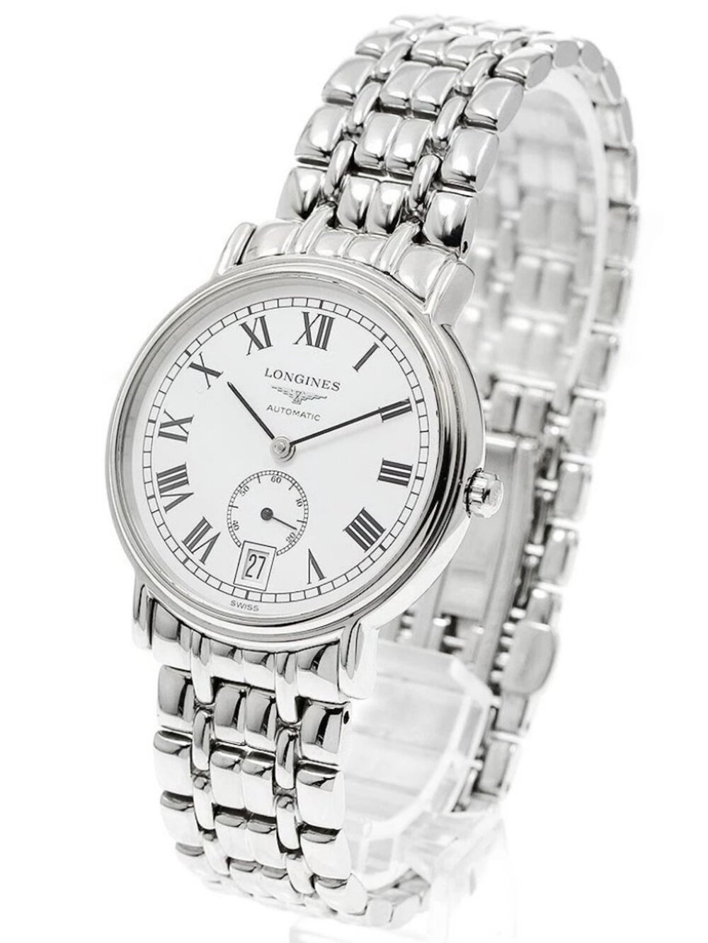 LONGINES Pressance L4.804.4 Date Small Second Automatic Men's Watch_957195
